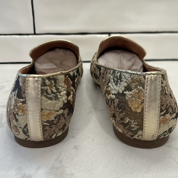 Gentle Souls by Kenneth Cole Eugene Floral Tapestry Retro Flat Loafers Size 8.5 - Picture 7 of 16